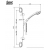 Zestaw natryskowy metalowy Flaming Crys ISA Idrosanitaria 31100